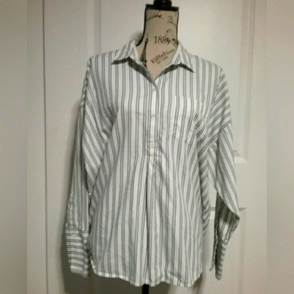 BRAND NEW Joie Button Down Dress Shirt Long Sleeve- Size Large